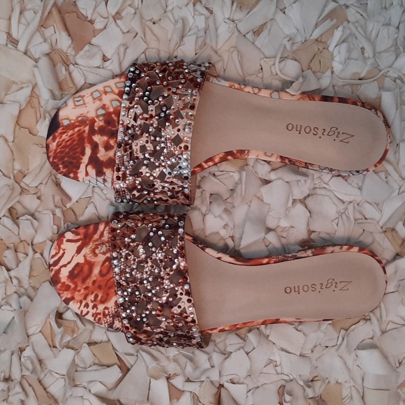 Zigi Soho Beaded Slides - Picture 1 of 6